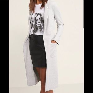 grey dynamite maxi blazer